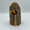 Upcycled Adam Ski Heart on a Stick