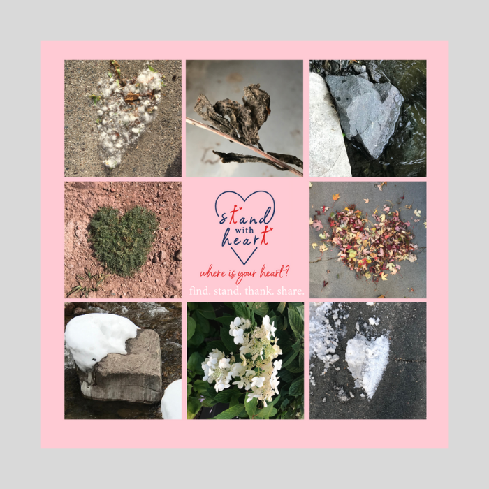 Where is Your Heart Collage- Pink