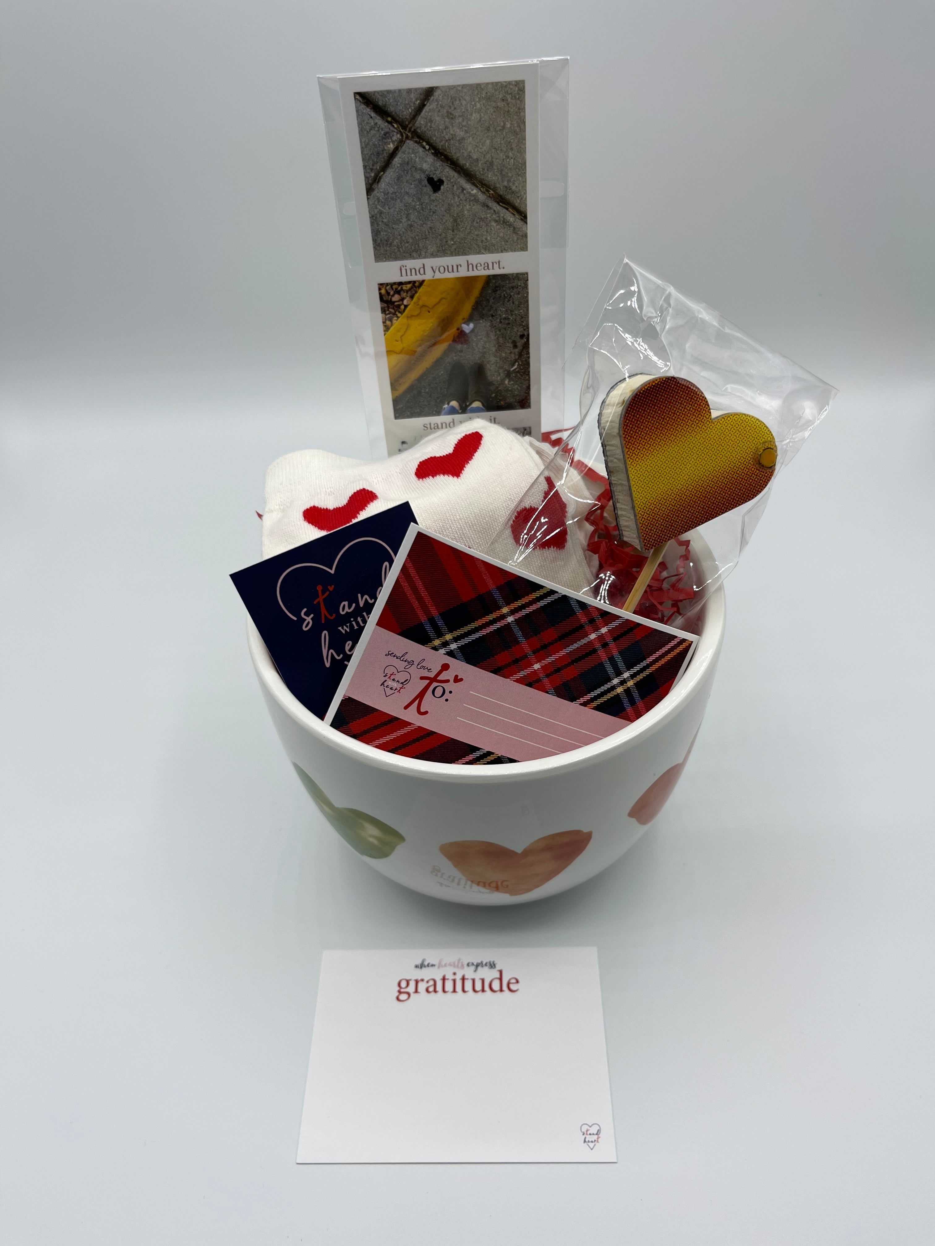 Gift bowl, Heart patterned, Medium #21