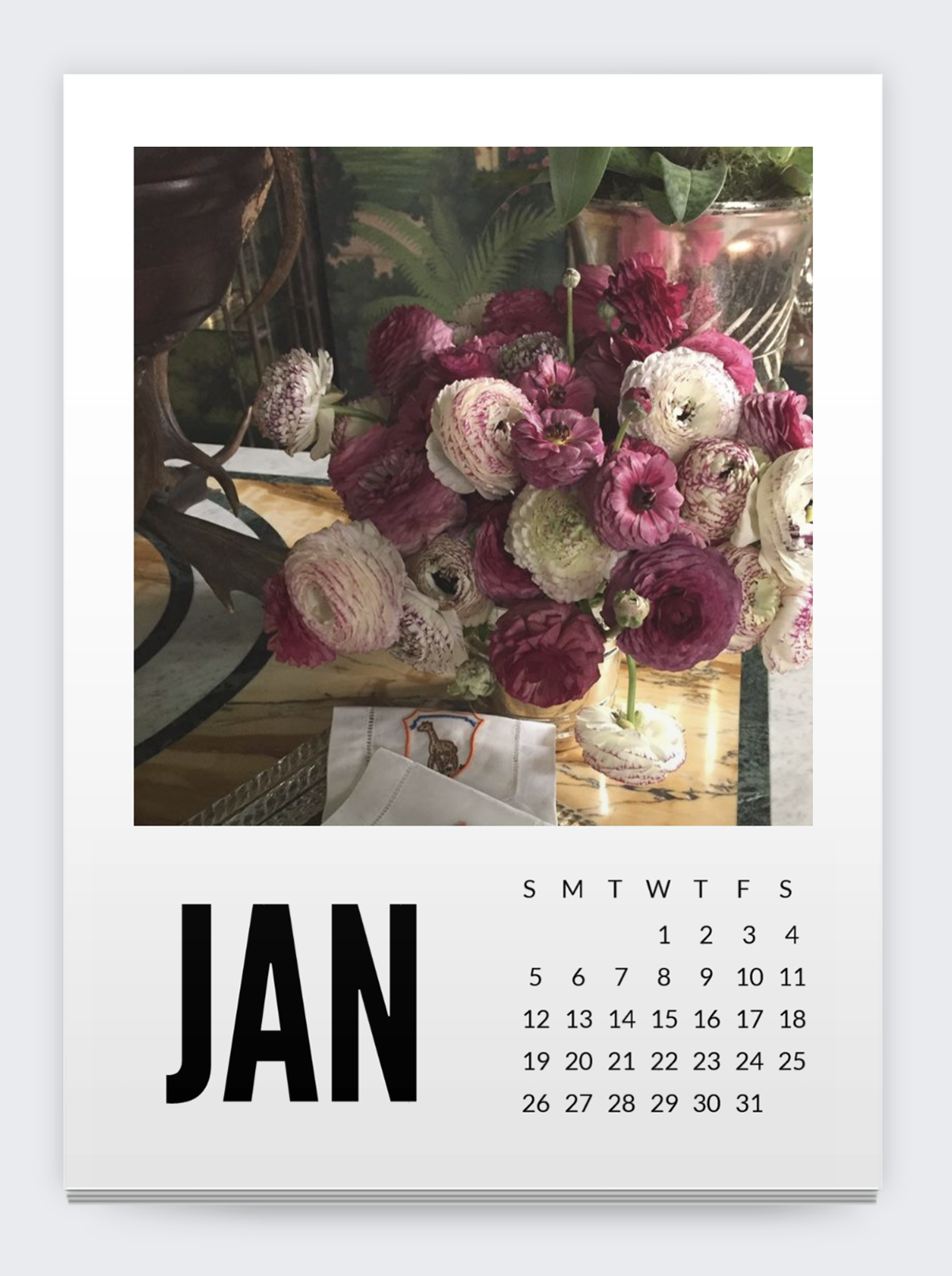 Flower Calendar