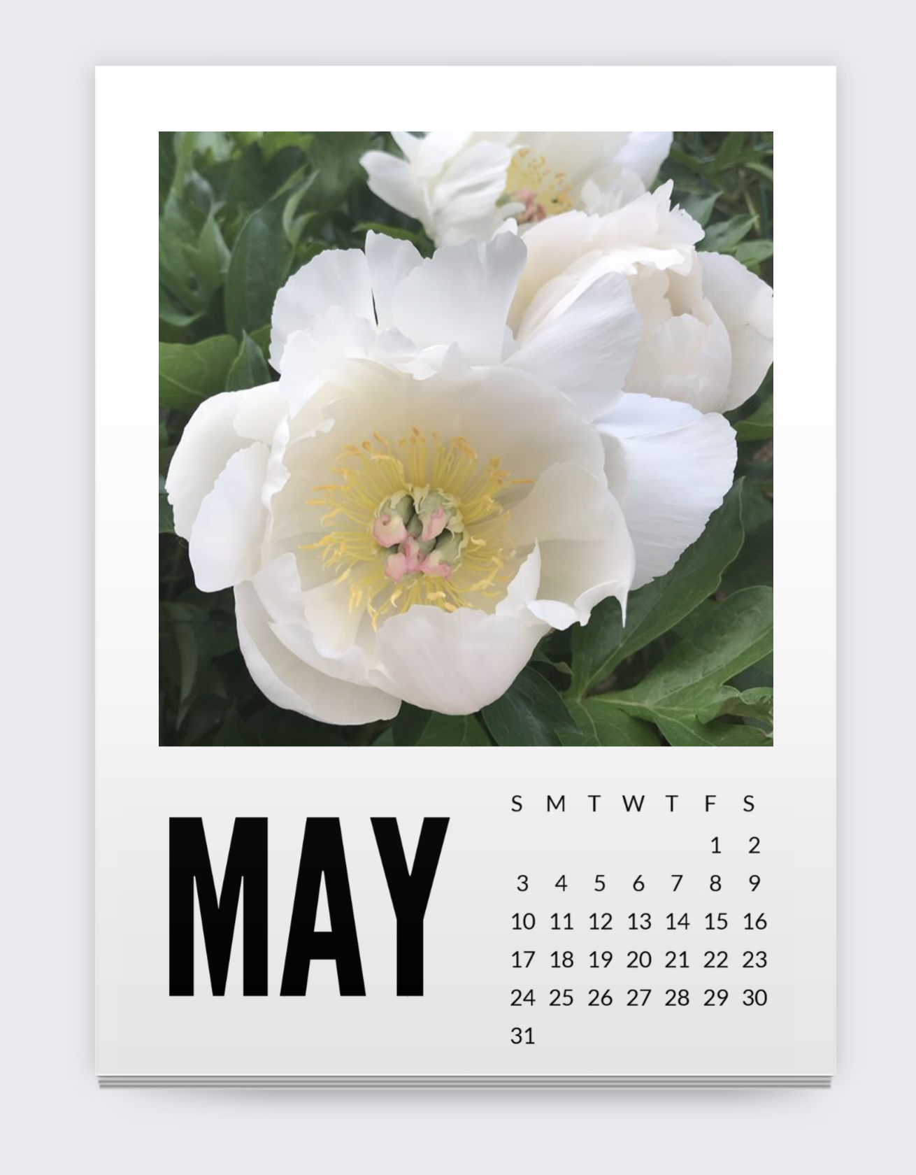 Flower Calendar