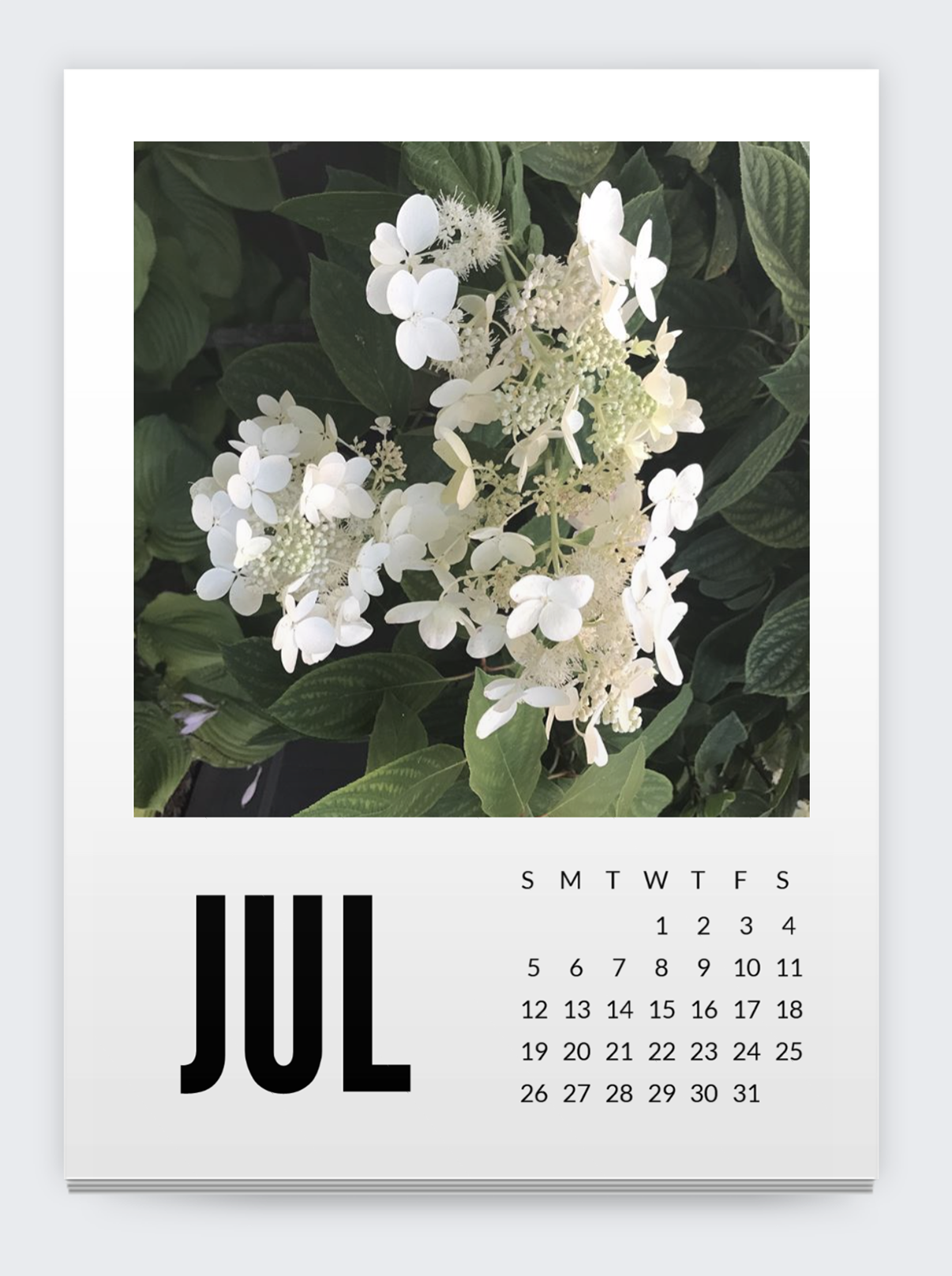 Flower Calendar