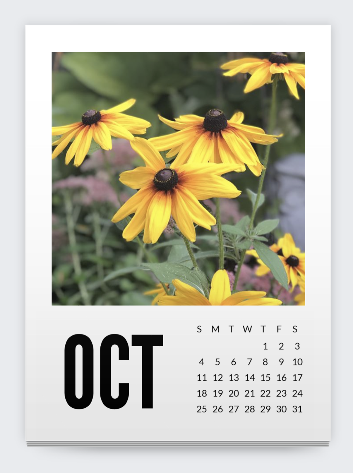Flower Calendar