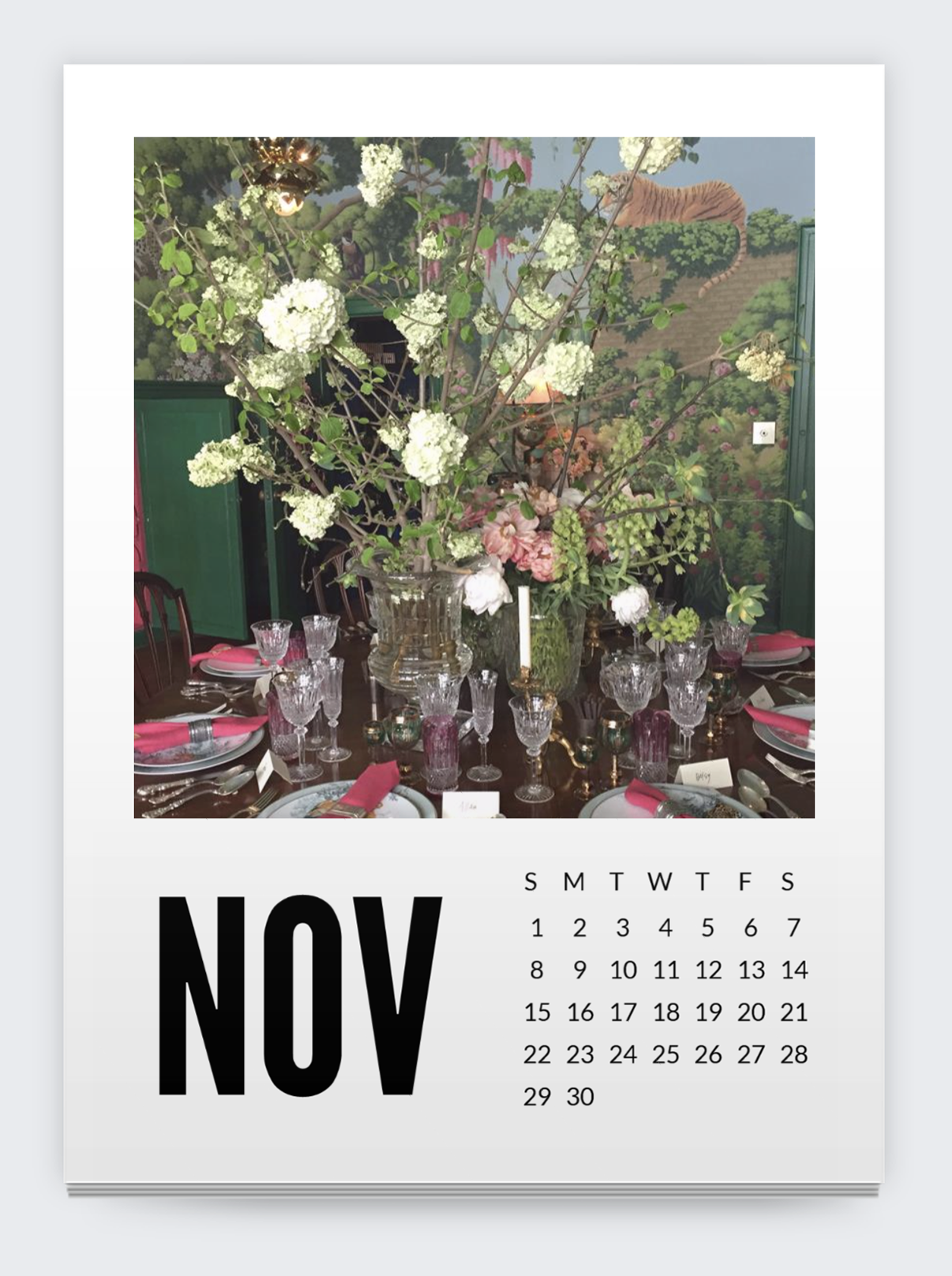Flower Calendar