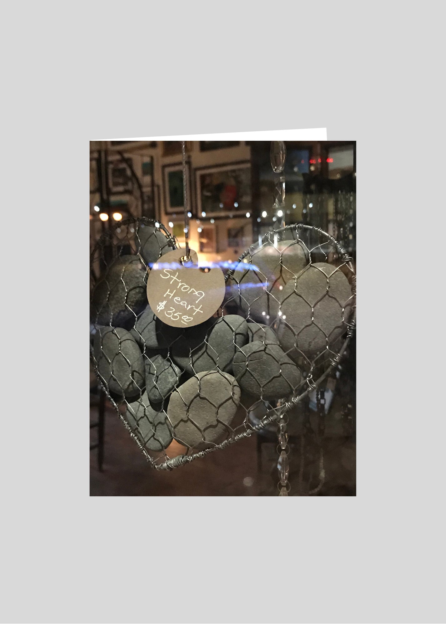 greeting card original photography heart urban