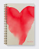 dot journal heart watercolor original stand with heart