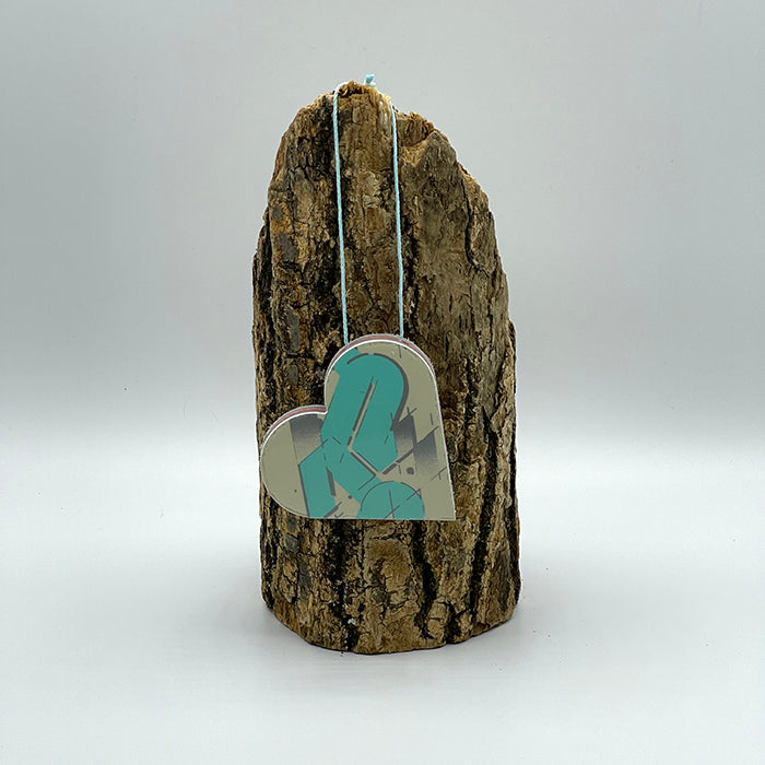 Upcycled Grace Stringed Heart