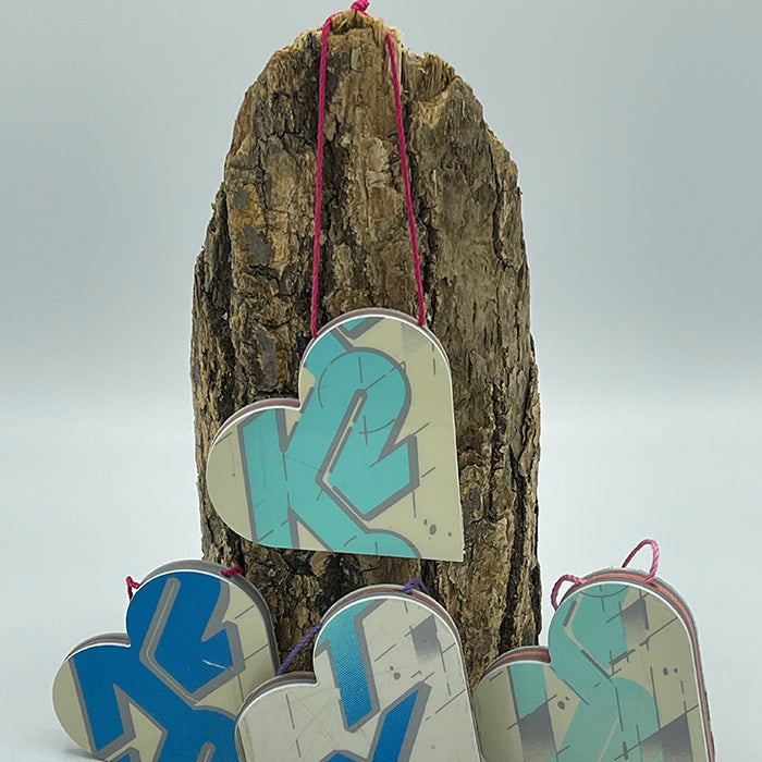 Upcycled Grace Stringed Heart