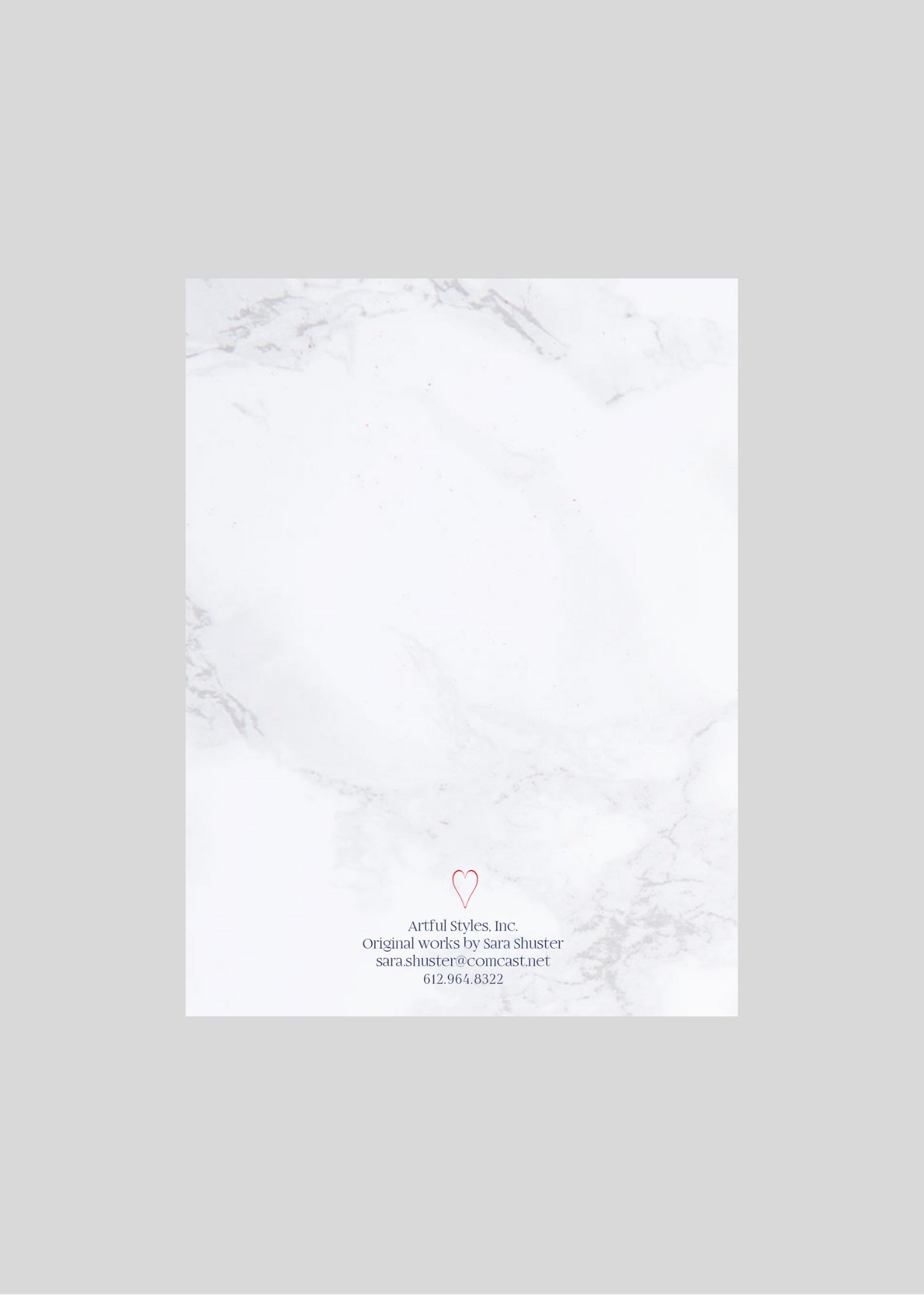 greeting card heart love