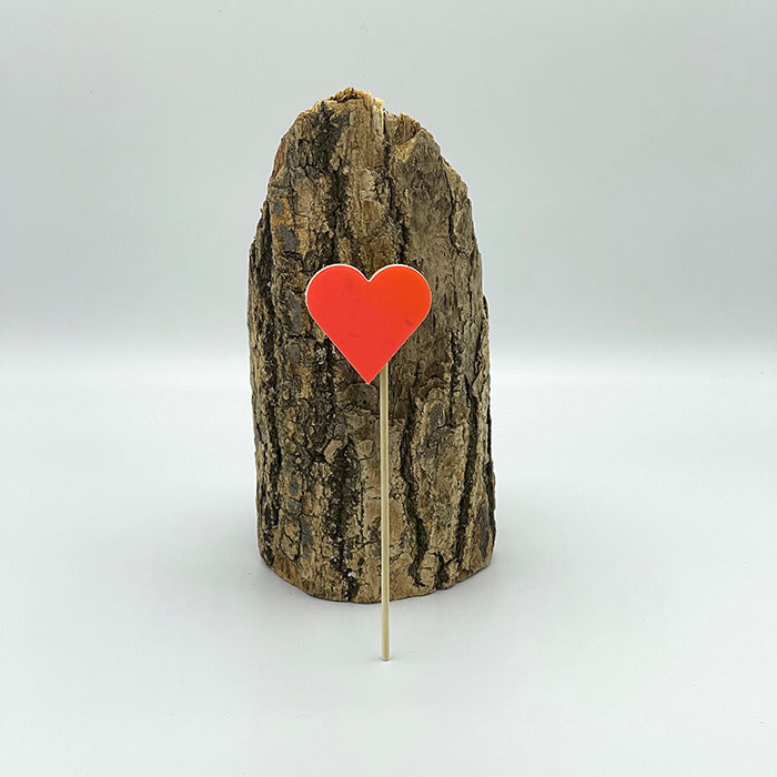Upcycled Jackson Ski Heart on a Stick