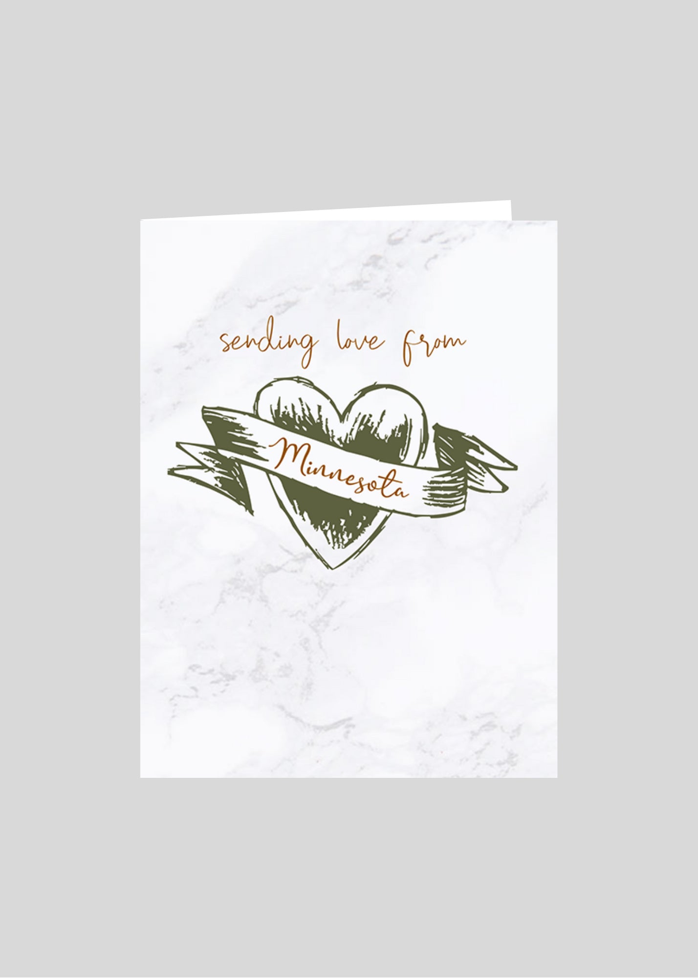 greeting card heart love minnesota