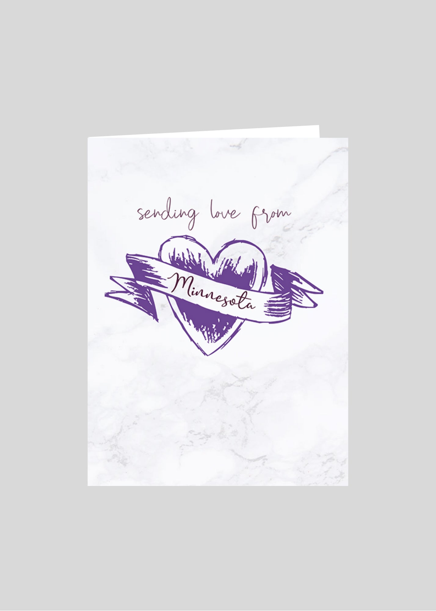 greeting card heart love minnesota