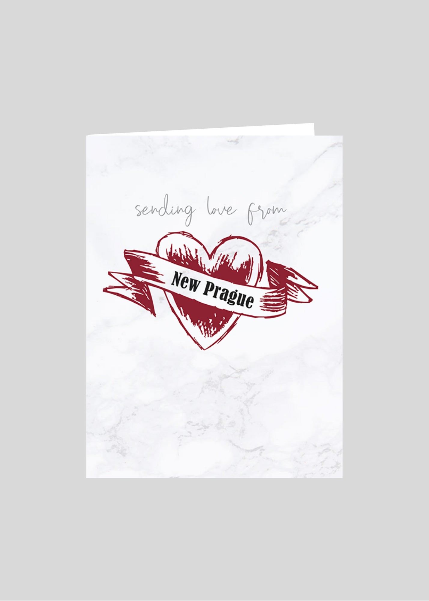 greeting card heart love new prague