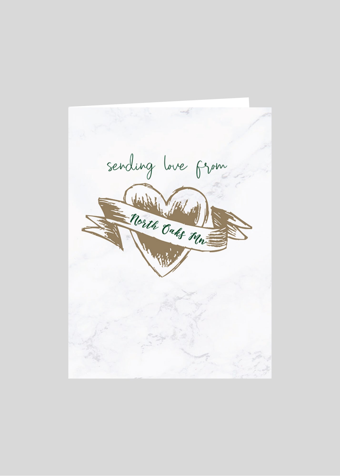 greeting card heart love north oaks