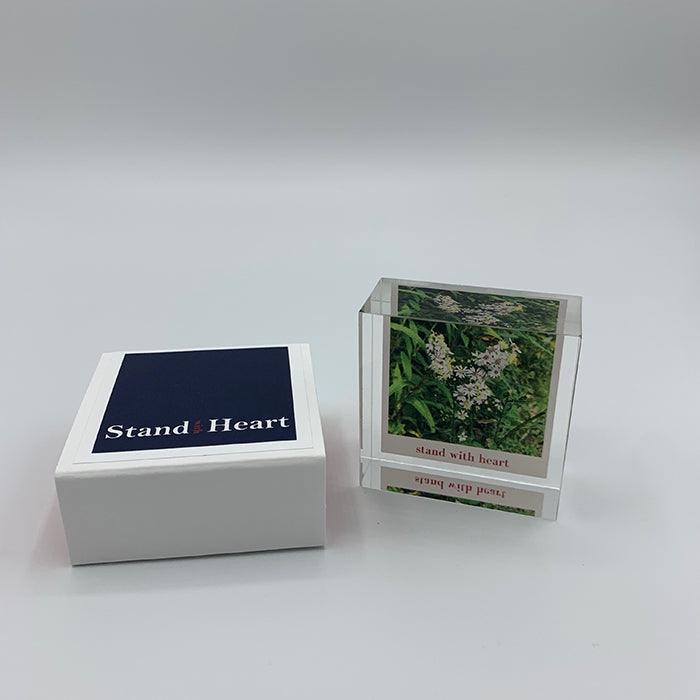 Flower Heart Mini Block